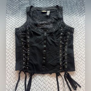 Vintage Harley-Davidson Corset Vest – Size L